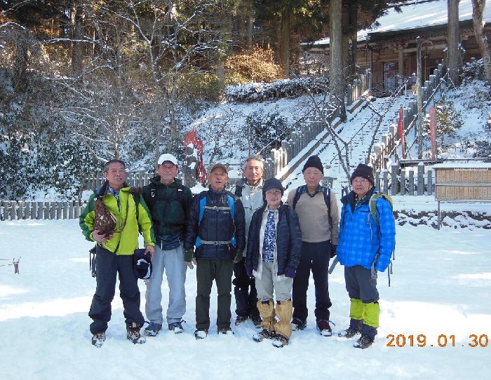 途上人KITANO 金剛山雪中登山 2019年1月