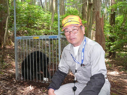 ツキノワグマを捕獲しました3